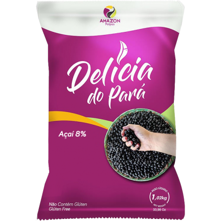 Açaí Barra Delícia Do Pará Popular 1Kg
