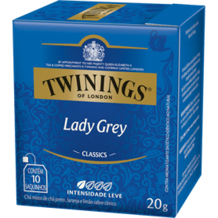Chá Twinings Preto Lady Grey 20G