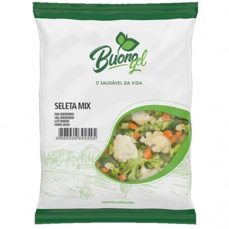 Vegetal Buonogel Seleta Russa Mix 2,5Kg