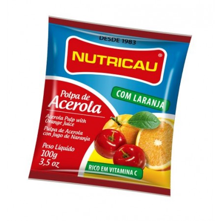 Polpa Nutricau Acerola C/ Laranj 12X100G