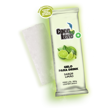 Gelo Côco Leve Limão  190 Gr