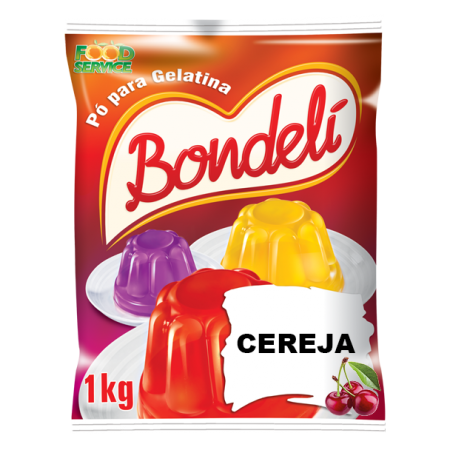 Gelatina Em Pó Cereja 1 Kg