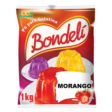 Gelatina Em Pó Morango  1Kg