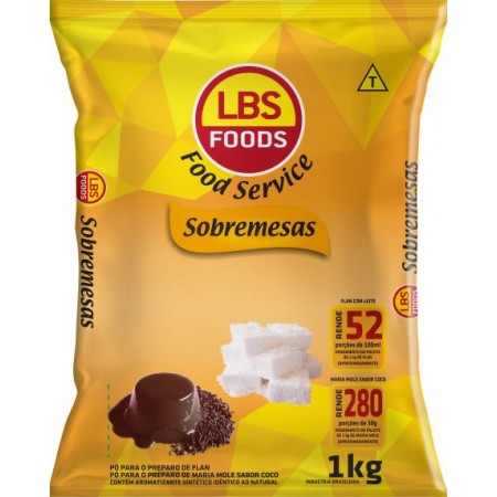 Flan Lbs Manga Com Leite 1 Kg